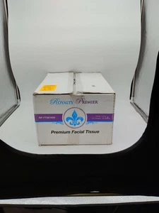 Tejido facial ROYALTY PREMIER RP-FT30100V blanco 2 capas 100 hojas 30 cajas - Imagen 1 de 4