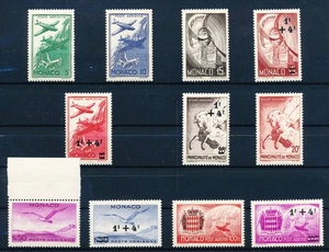 LS63028 Monaco airmail stamps fine lot MNH - Picture 1 of 1