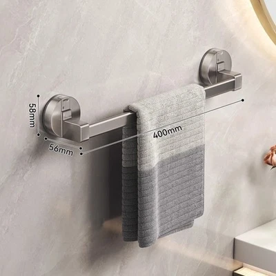 Home Organization Suction Cup Installation Aluminum Alloy Bathroom Organizer - Image 1 of 4