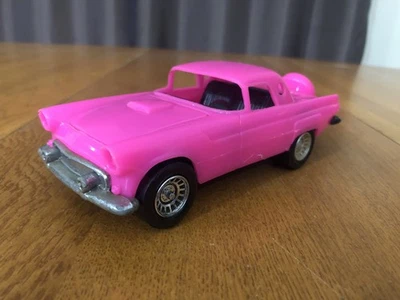 Ford Thunderbird 1956 rosa vintage juguete tootsietoy de plástico hecho en Estados Unidos coche de juguete bonito Foto 1 de 4