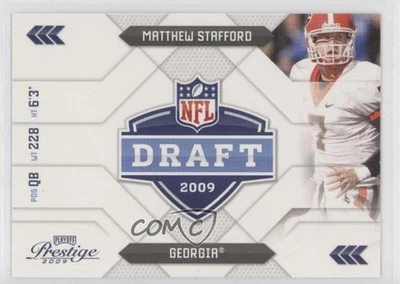 2009 Playoff Prestige NFL Draft Class Matthew Stafford #18 Rookie RC - Image 1 of 2