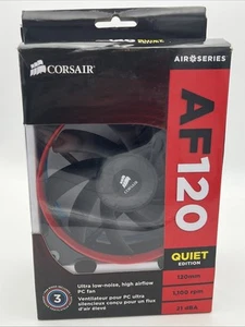 Corsair AF120 120mm Air Flow Quiet Edition Air Series PC Lüfter 2er Set (21dBa) - Bild 1 von 8