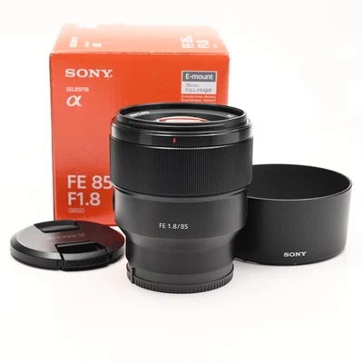 Sony FE 85mm f1.8 Lens E-Mount SEL85F18 #521 - Image 1 of 4