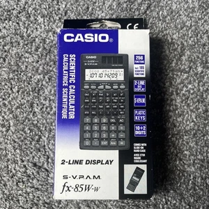Casio fx-85W-w Scientific Calculator Black - Boxed - Fully Working -Free Postage - Picture 1 of 24