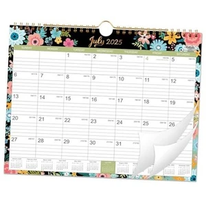 Calendar 2025-2026 - Wall Calendar 2025-2026 with 18 Months, Jul. 2025 - Dec. - Picture 1 of 8