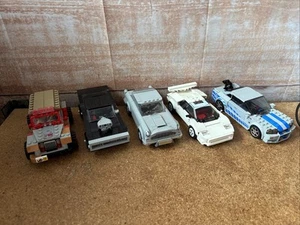 LEGO Movie Cars Bundle Speed Champions Cars - No Instructions Or Figures - Picture 1 of 8