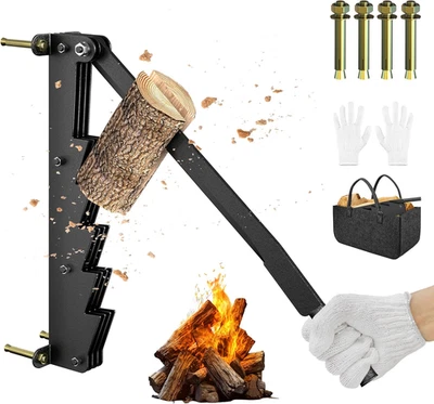Spaccalegna Manuale, Spaccalegna in Acciaio Al Carbonio, Spaccalegna per Montagg - Immagine 1 di 4