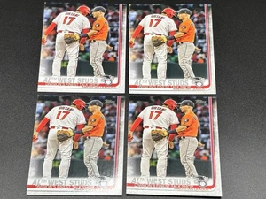 (4) 2019 Topps Serie 1 #266 Shohei Ohtani con Alex Bregman *Envío gratuito* - Imagen 1 de 2