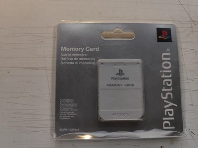 Sony PlayStation PS1 White Memory Card SCPH-1020 EHI / Sigillata - Immagine 1 di 2