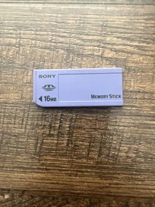 Sony Memory Stick Magic Gate 16MB MSA-16A Camera Memory Card - Picture 1 of 3