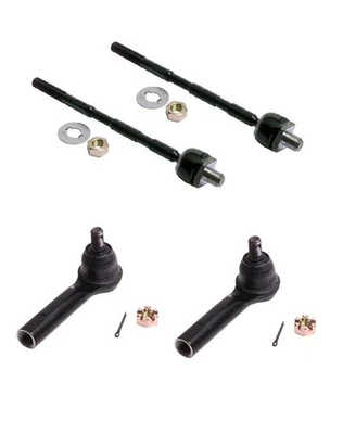 Inner & Out Tie Rod Rods Ends (4) Pc Kit Fits 93 to 02/1996 Nissan Altima - Image 1 of 4