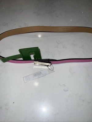 Cinto de couro rosa feminino Kate Spade tamanho P - Imagem 1 de 4