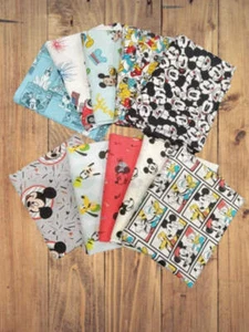 Assorted Disney Mickey Mouse and Friends Cotton Fabric - 1 lb Scrap Bundle - Picture 1 of 2
