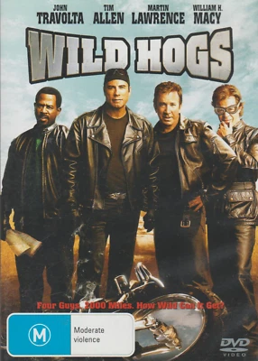 Wild Hogs  (DVD, 2007) - ACCEPTABLE - Free Post - Region 4 - image 1 of 2