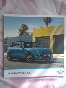 Mini Convertible range brochure Jul 2016 UK market - Picture 1 of 1