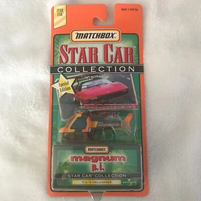 vintage avon 1998 matchbox star car collection- Magnum P.I. -T.C.'s helicopter - Image 1 of 4