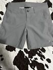 Under Armour Storm Gray Fitted Shorts Womens size 6
