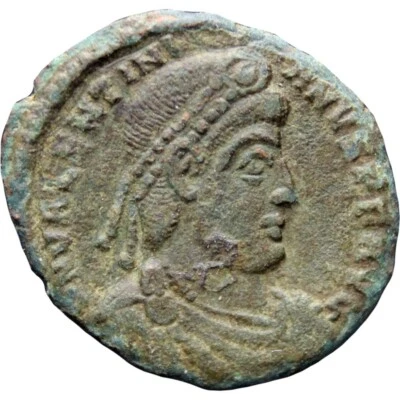 364 – 375 Roman Empire Valentinian I Nummus Coin Mint Siscia (MO915-) - Image 1 of 2