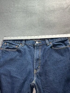 Pantalones de mezclilla Levis 505 de colección para hombre W36 L36 relajados lavado oscuro pierna recta Y2K ropa de calle - Imagen 1 de 17