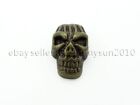 Solid Metal Ghost Skull Bracelet Connector Charm Beads Silver Gold Rose Gold