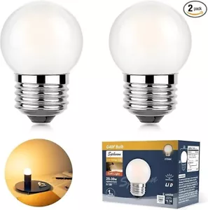 G40 Led Low Wattage Bulb 3W Equivalent 25 Watt Light Bulbs, Standard E26 Small P - Picture 1 of 3