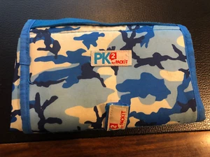 PK2 BY PACK IT Freezable  FOLD & FREEZE  LUNCH BAG  Camouflage NR - Picture 1 of 4