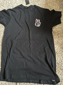 Troy Lee Designs Peace Out T-Shirt Adult Black - Picture 1 of 4