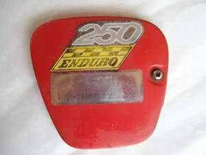 250 ENDURO, injection system, Vintage Metal Motorcycle Side Cover - Bild 1 von 9