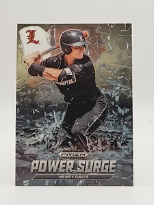 2021 Prizm Draft Picks Baseball Power Surge Prizm #PS-Henry Davis Pittsburgh - Picture 1 of 2