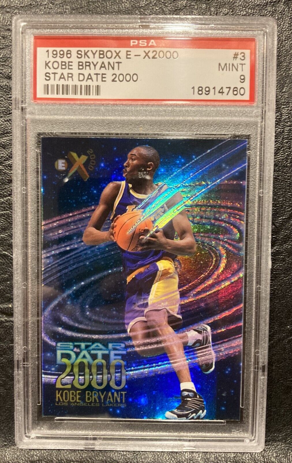 1996 Skybox E-X2000 Star Date 2000 #3 Kobe Bryant RC HOF PSA 9