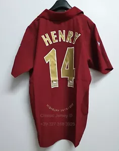 Arsenal 2005 2006 Henry Bergkamp Fabregas Pires Van Persie Flamini Cole - Picture 1 of 12