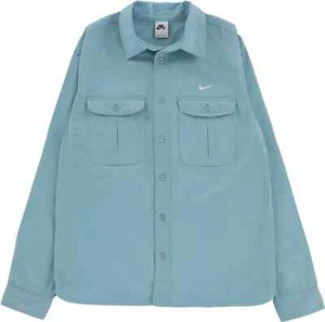 Nike SB Woven Skate Long-Sleeve Button Down Shirt DQ6287 494 HEAVY SHIRT - Picture 1 of 2