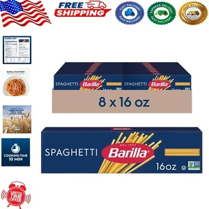 Deliciously Authentic Spaghetti Pasta - 8 Pack of 6 oz Boxes - Family Favorite - Picture 1 of 10