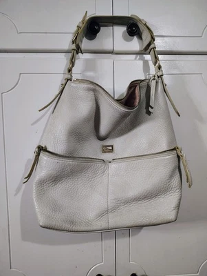 Bolso de mano Dooney and Bourke Dillen Pocket Sac Cuero Marfil Monedero Bolso de mano Leer  Foto 1 de 4