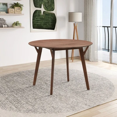 ✅Mesa de ahorro de 42,01 pulgadas, mesa de comedor de madera para 4 personas, diseño moderno Foto 1 de 4
