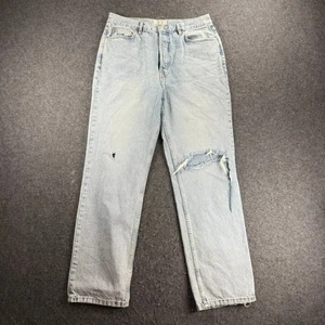 Free People We The Free Denim Jeans Distressed helle Waschung Größe 32 - Bild 1 von 8