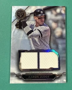 Topps Triple Threads 2019 Aaron Judge jumbo juego usado reliquia a rayas/36 Nueva York - Imagen 1 de 2
