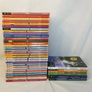 Lot of 36 The Saddle Club Paperback Books (31 + 5 Super Edition) Bonnie Bryant - Picture 1 of 9