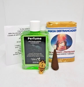 DESTRANCANDERA JABON Y PERFUME / CLEARANCE LIBERA CAMINOS LIMPIA MALAS ENERGIAS - Picture 1 of 4