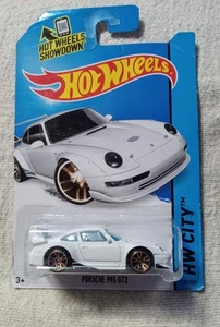 2014 Hot Wheels HW City Porsche 993 GT2 NIGHT BURNERZ White #27/250 NIB - Picture 1 of 7