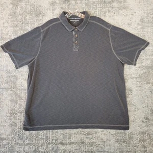 Camisa Polo Johnson And Murphy Para Hombre 2XL XXL Gris Informal Manga Corta Cuello - Imagen 1 de 9