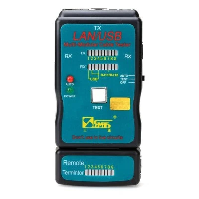 CT-168 Multi-Modular Network RJ45 Cat5 RJ11 Ethernet Hot Cable LAN USB Tester - Image 1 of 4