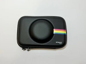 Estuche rígido para cámara Polaroid Snap negro arco iris con cremallera - Imagen 1 de 4