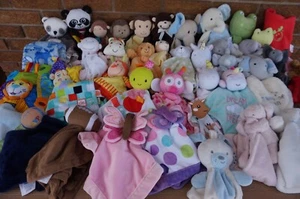 Sie wählen BABY Spielzeug SICHERHEITSDECKE Lovey Plüsch Stofftier Kinderzimmer Spielzeug aus Posten - Bild 1 von 252