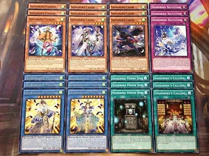 Yugioh Shinobaroness Shinobaron Peacock Shinobird Deck Core Ritual Set 24 Cards - Picture 1 of 9