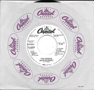 THE KNACK  Boys Go Crazy  rare promo 45 from 1981 - Picture 1 of 1