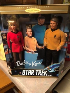 BARBIE and KEN Star Trek 30th Anniversary Doll Gift Set NIB 1996 - Picture 1 of 1
