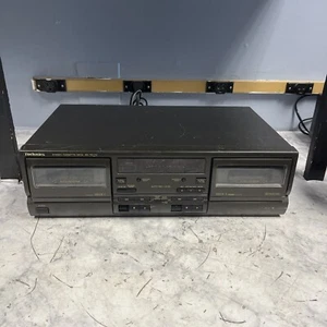 Technics RS-TR170 Dual Cassette Deck Auto Reverse. Turns On Wont Spin. READ!!! - Picture 1 of 15
