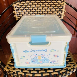 Cinnamoroll Anime Folding Container Case Storage Box Makeup Cute Y2K Japan - Picture 1 of 12