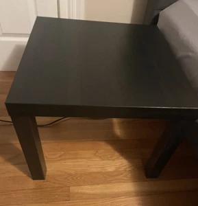 IKEA LACK Side table, Black-Brown 21⅝×21⅝" - Picture 1 of 5